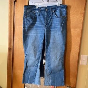 Madewell Cali Bootcut Cropped Jeans